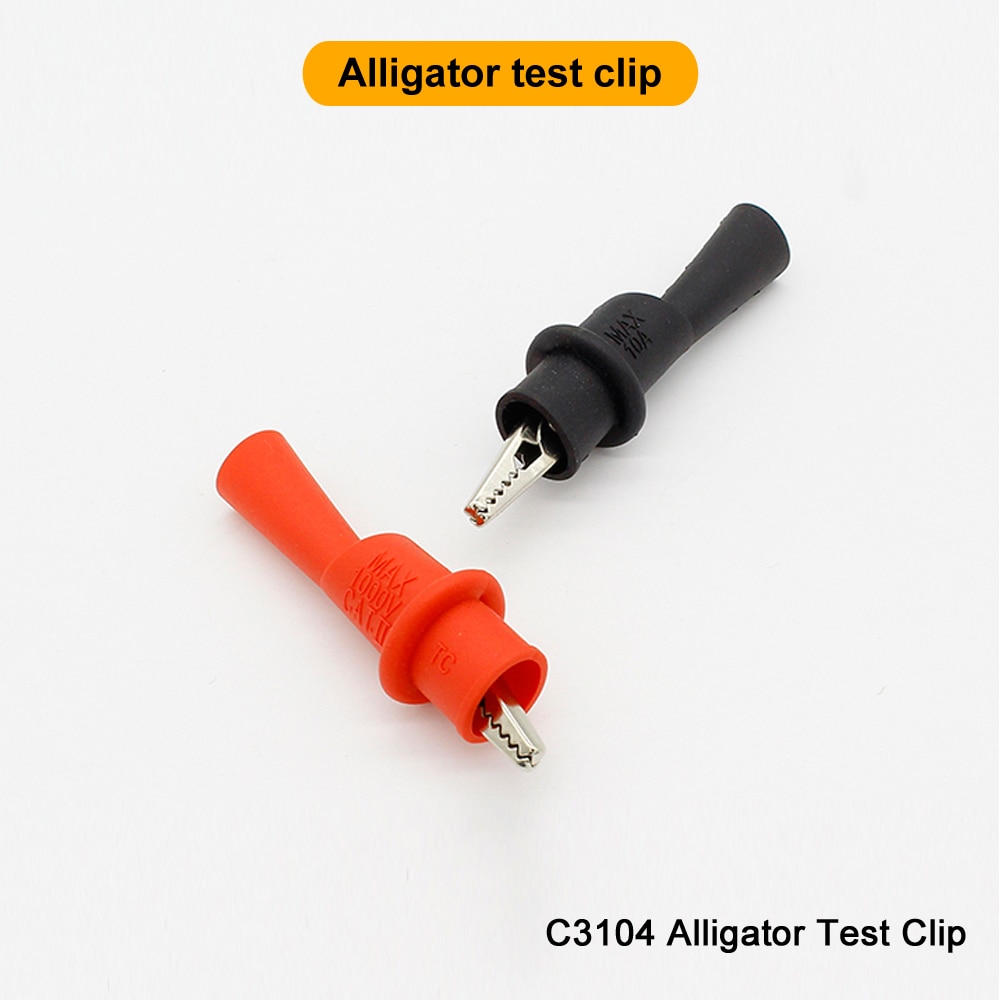 Multimeter probe Alligator Clip Test Lead High Quality Insulated Crocodile Line DIY Tester cable General purpose
