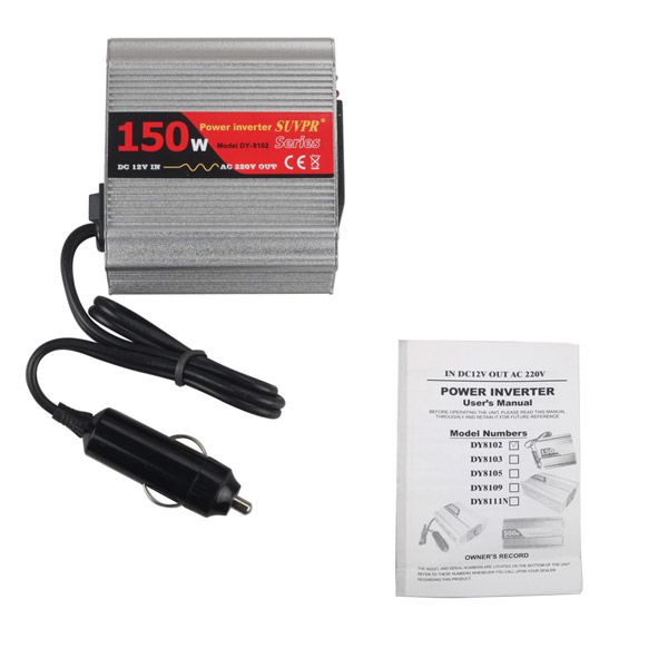 New 150W DC12V to AC 220V Power CAR USB INVERTER