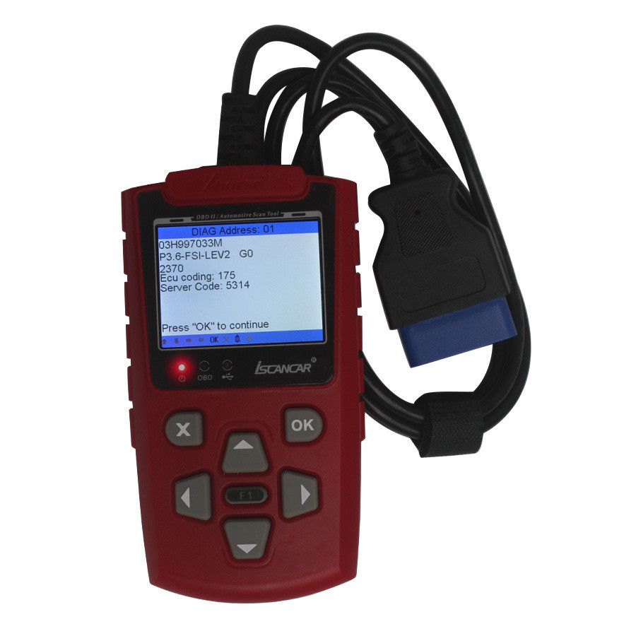 Super VAG ISCANCAR VAG KM IMMO OBD2 Code Scanner Best Choice for VW AUDI