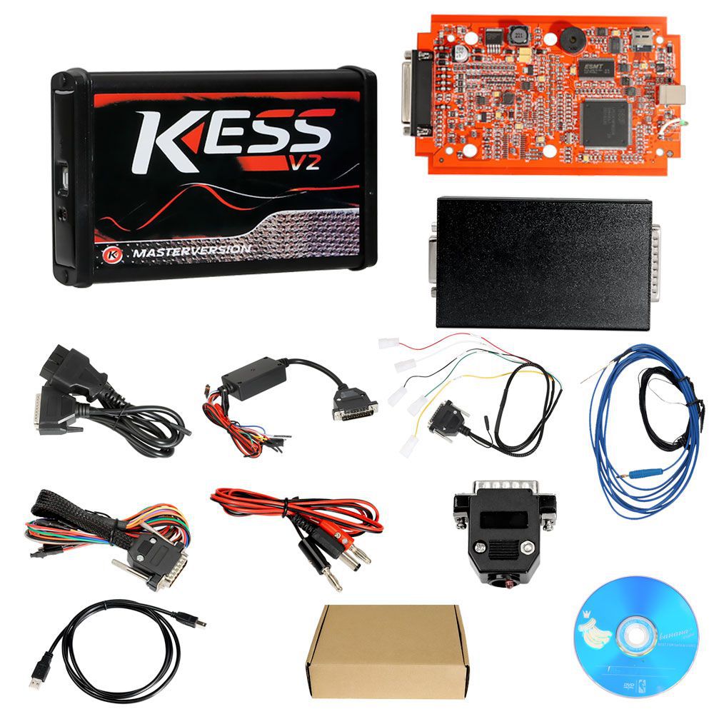 Cheap Kess V2 V5.017 EU Version SW V2.8 with Red PCB Online Version Support 140 Protocol No Token Limited