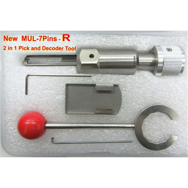 New MUL-7Pin-R 2 in 1 Pick and Decoder Tool