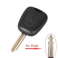 New Replacement 2 Buttons Remote Key Shell For Citroen C1 C2 C3 SX9 Saxo Xsara Picasso Berlingo Fob Car Key Case