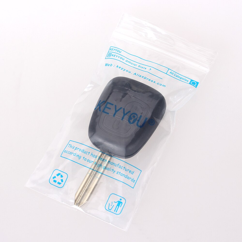 New Replacement 2 Buttons Remote Key Shell For Citroen C1 C2 C3 SX9 Saxo Xsara Picasso Berlingo Fob Car Key Case