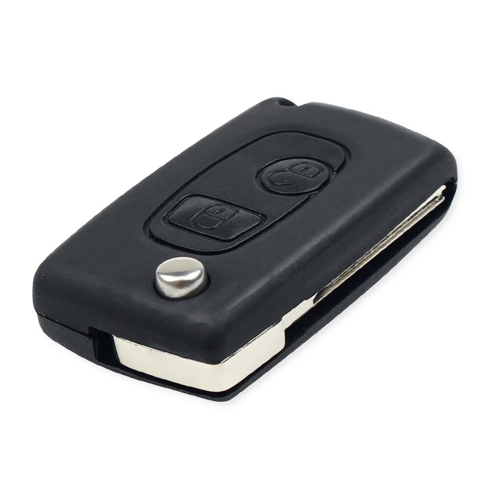 New Style Modified Flip Car Remote Key Fob Shell For Citroen C2 for Peugeot 206 207 Replacement 2 Buttons Auto Key Case