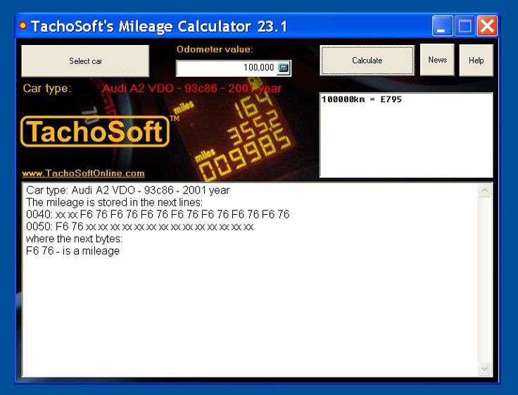 Newest Tachosoft Mileage Calculator V23.1