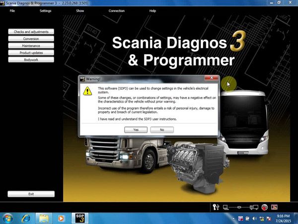 VCI 2 SDP3 V2.23 Diagnostic Tool For Scania Truck Multi-languages Without USB Dongle