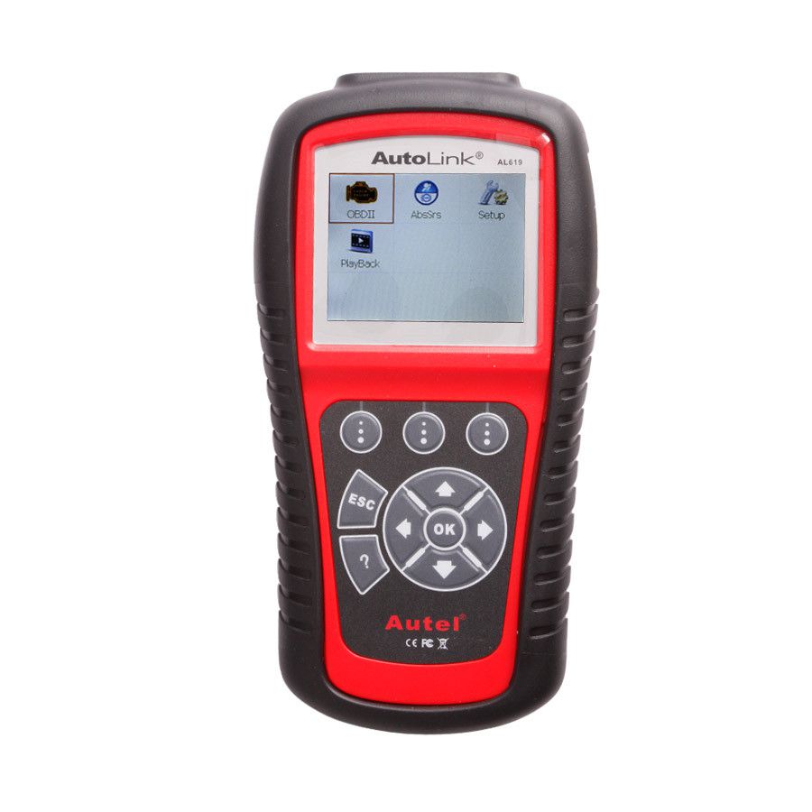 Original Autel AutoLink AL619 OBDII CAN ABS and SRS Scan Tool Update Online