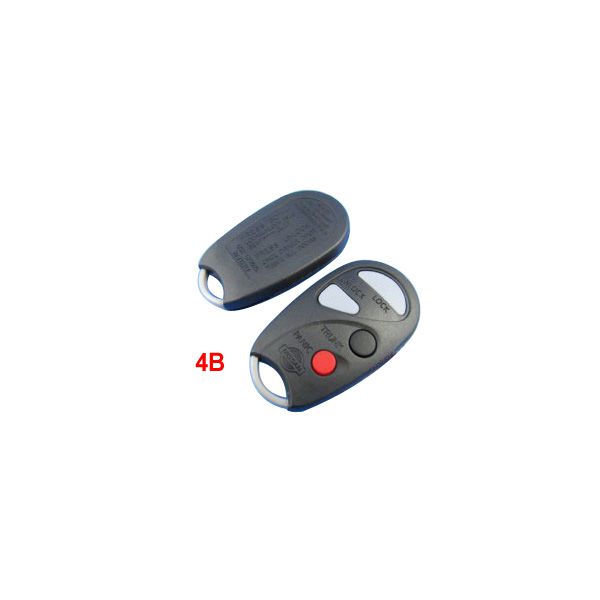 Remtoe Shell 4 Button for Nissan (backside with words) 10pcs/lot