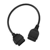 14 pin OBD to OBD2 test exam adapter lead cable For Nissan