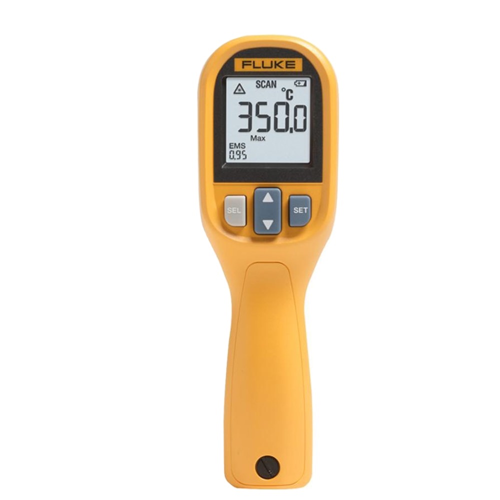 FLUKE-62 MAX 59 MT4 MAX Infrared Thermometer Non-Contact Digital Laser Temperature Gun -30-500℃ (-22~932℉) Yellow And Black