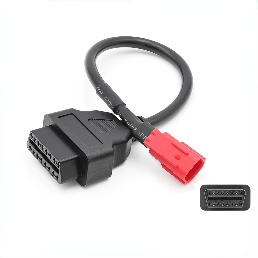 Hot Sale OBD 16pin to 6 pin for Honda Motorcycle 6 Pin Cable Auto Diagnostic Scanner Adapter Cable Diagnostic Connector