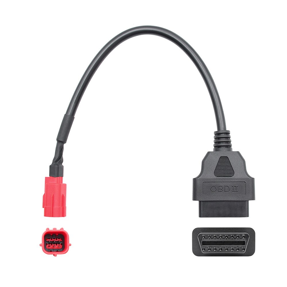 Hot Sale OBD 16pin to 6 pin for Honda Motorcycle 6 Pin Cable Auto Diagnostic Scanner Adapter Cable Diagnostic Connector