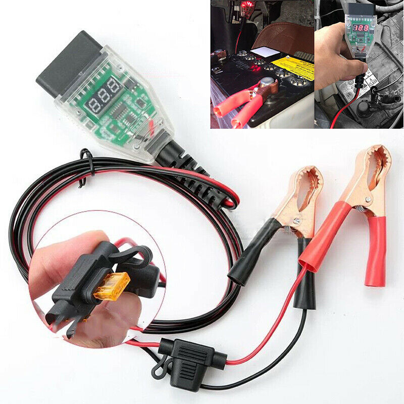 Universal OBD2 Automotive Battery Replacement Tool Car Computer ECU Memory Saver Auto ECU Emergency Power Supply Cable