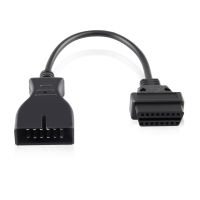 Hot sale Newest OBD 2 OBD2 Connector for GM 12 Pin Adapter to 16Pin Diagnostic Cable GM 12Pin For GM Vehicles