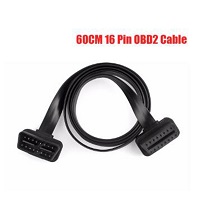 New Noodle OBD2 Extension Cord OBDII 60CM 16Pin ELM327 Male To Extension cable OBD 2 Auto Car Diagnostic Cable Connector Adapter