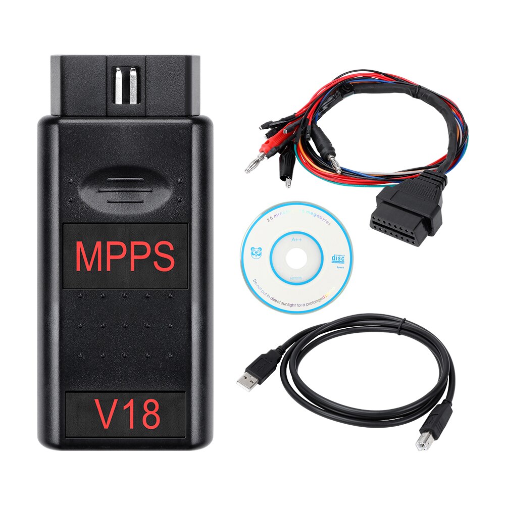 OBD2 Car accessories MPPS V18. V21. V16 MAIN TRICORE MULTIBOOT MPPS V18 with Breakout Tricore Cable Car Tool Support Multi-Language