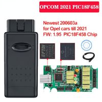 OBD2 OPCOM Profession 200603a with FTDI FT232RQ PIC18F458 Chip for Opel Car Diagnostic Scanner for Cars Opcom 2021 200603a