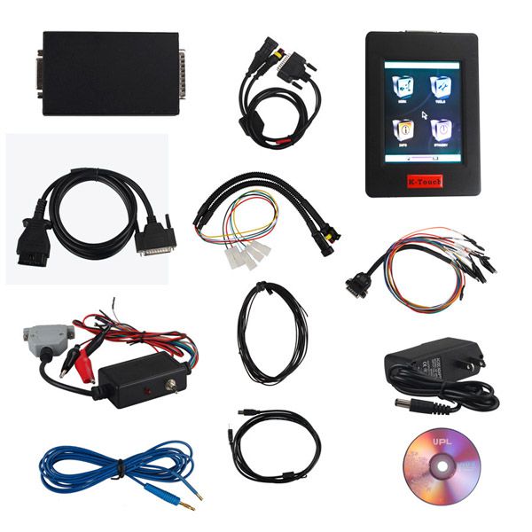 Genius & Flash Point K-TOUCH K Touch OBDII/BOOT Protocols ECU Chip Tuning Tool Hand-Held KESS V2 with ECM1.61&Winols 2.24