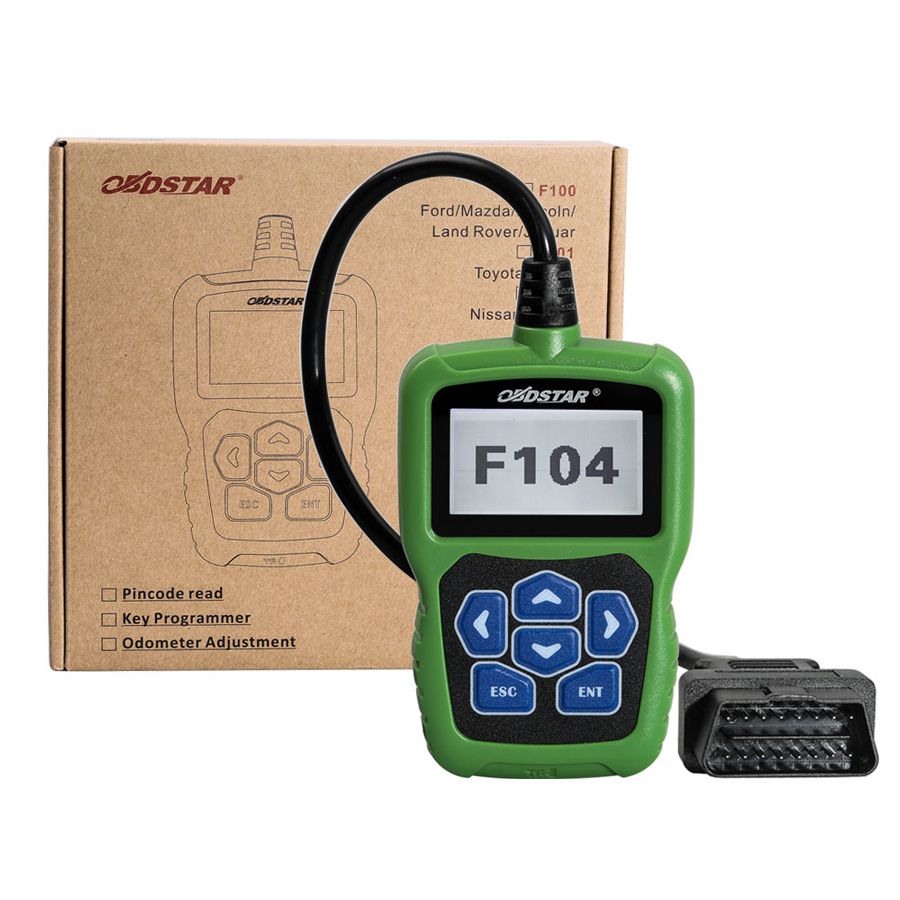 OBDSTAR F104 Key Programmer for Chrysler/Jeep/Dodge with Odometer Correction and Pin Code Reader Function No Token Free Update Online