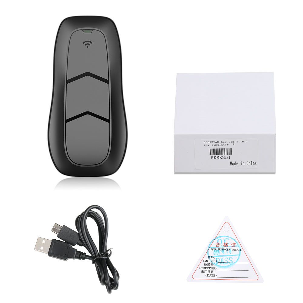  OBDSTAR Key SIM 5 in 1 Smart Key Simulator Support Toyota 4D and H Chip Work with X300 DP Plus & X300 Pro4