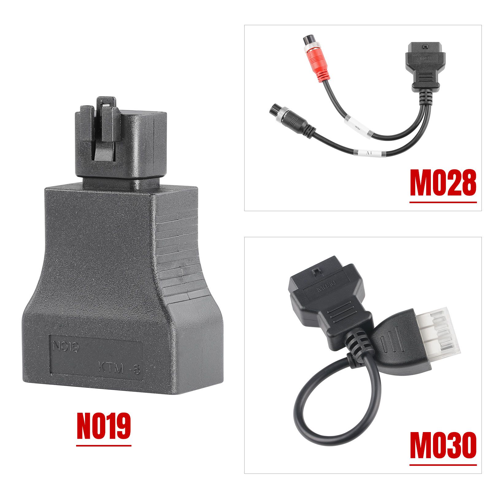 OBDSTAR Motorcycle M019 M028 M030 Adapters plus Upgrade Authorization for MS50 Basic Version Upgrade to MS50 Standard Version