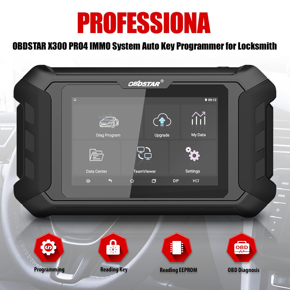 OBDSTAR X300 Pro4 Key Programmer Key Master 5 Full Version Get Free Renault Conventor