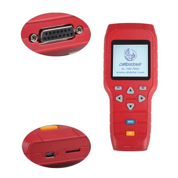 OBDSTAR X-100 PRO (C+D) Type for IMMO+Odometer+OBD Software Plus OBDSTAR PIC and EEPROM 2-in-1 Adapter
