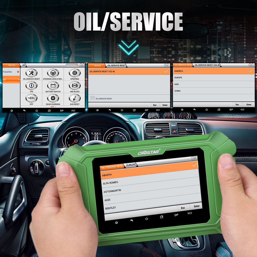 OBDSTAR X200 Pro2 Oil Reset Tool Support Car Maintenance to Year 2020