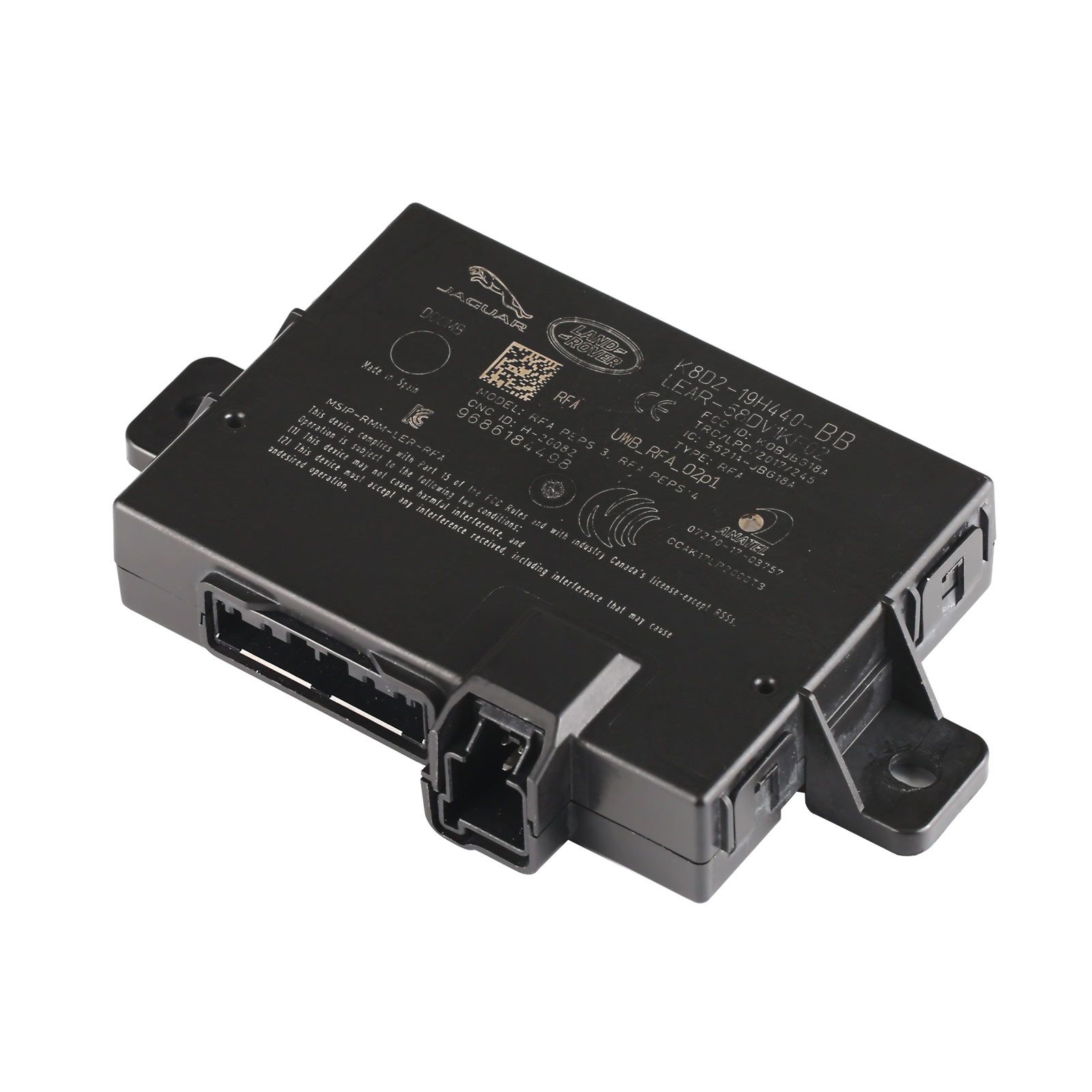 OEM Jaguar Land Rover RFA Module K8D2 with Comfort Access contains SPC560B Chip and Data