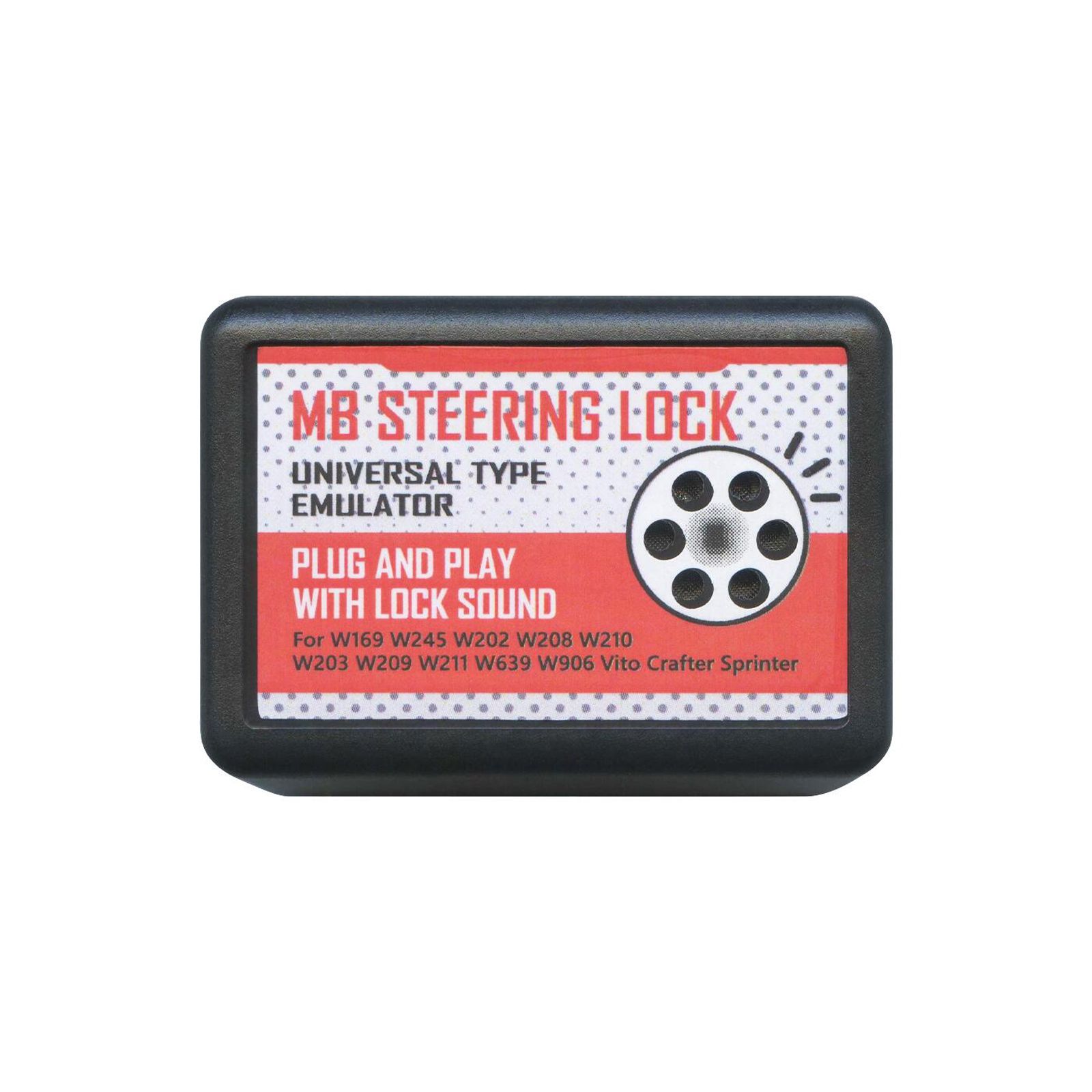 OEM Universal Steering Lock Emulator for Mercedes-Benz W169 W245 W202 W208 W210 W203  W209 W211 W639 W906 Plug and Play With Lock Sound