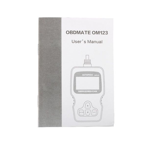 Autophix OM123 OBD2 EOBD CAN Hand-held Engine Code Reader ( Black Color )