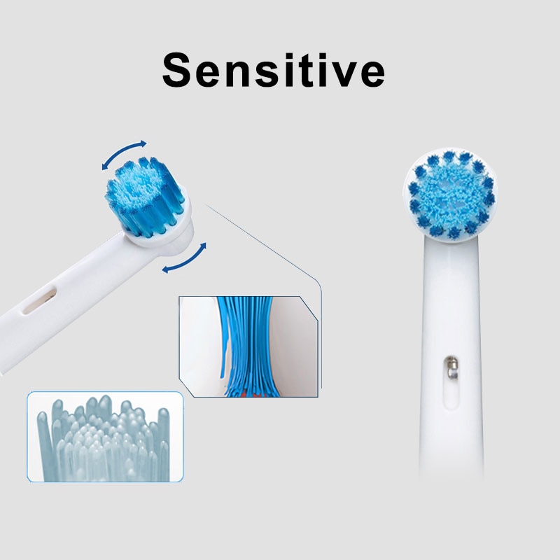 Oral B Electric Toothbrush Heads Replaceable Brush Heads For Oral B Electric Advance Pro Health Triumph 3D Excel Vitality 4pcs