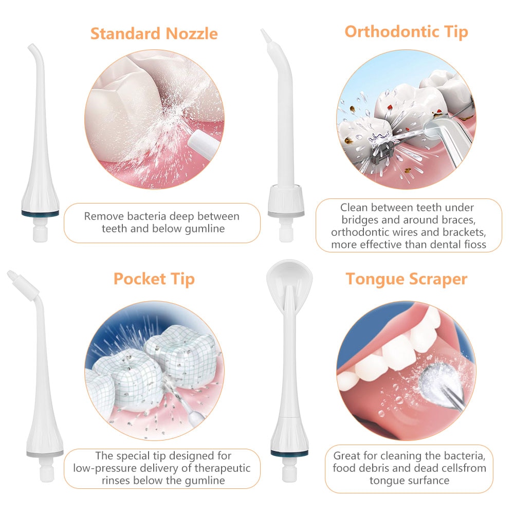 Oral Irrigator rechargeable water flosser teeth clean portable dental water jet inductive charging irrigator dental Exquisite