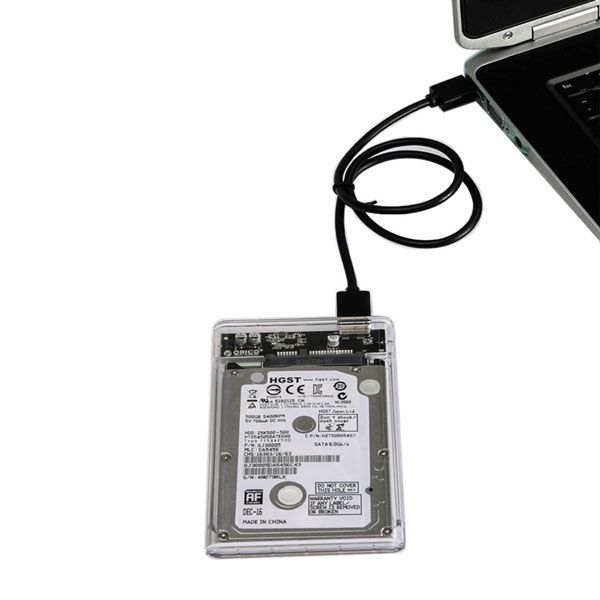 ORICO 2139U3 Hard Drive Enclosure 2.5 inch Transparent USB3.0 Supports UASP Protocol