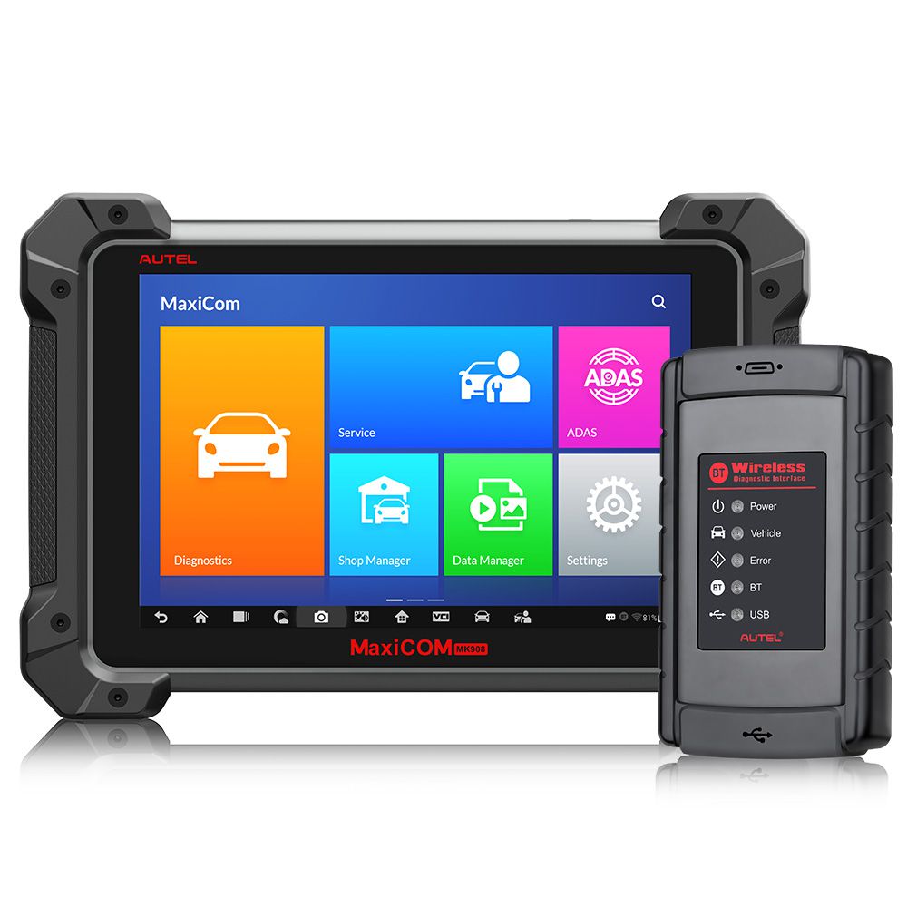 Newest Autel MaxiCOM MK908 II All System Diagnostic Tool Support ECU and Key Coding