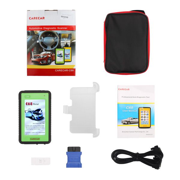 Original CareCar C68 Retail DIY Professional Auto Diagnostic Tool  Buy SP197 Instead