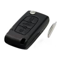 Original Flip Remote Key 3 Button for Peugeot 307