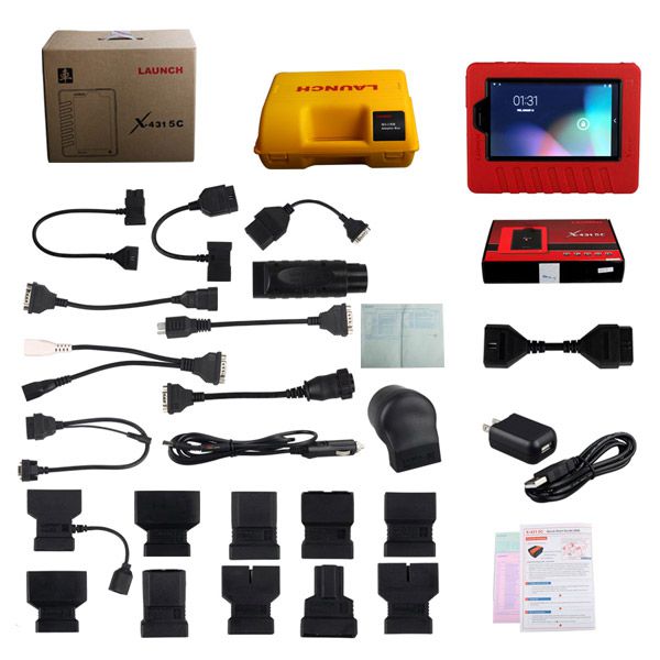 X431 V Replacement! LAUNCH X431 5C Pro Wifi/Bluetooth Tablet Diagnostic Tool Full Set Online Update