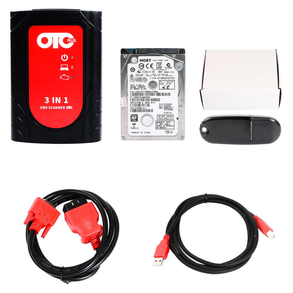 OTC Plus 3 in 1 GTS TIS3 OTC Scanner for Toyota Nissan and Volvo with IT3 V14.10.028 Global Techstream