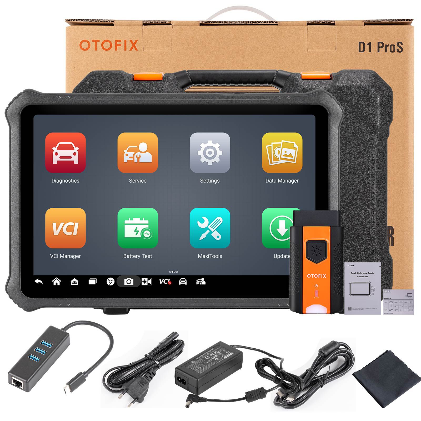 2024 OTOFIX D1 PROS Car Diagnostic Tool with Android 11.0 Support ECU Coding, 40+ Service, Full System, FCA AutoAuth