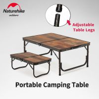 Large Size Portable Aluminum Alloy Folding Table Outdoor Travel Picnic Adjustable Height Camping Table 90x60x37cm