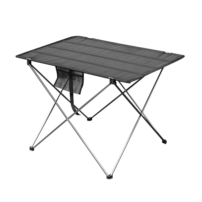 Aluminum Lightweight Table Fishing Picnic Beach Folding Table Outdoor Portable Backpacking Camping Roll-up Foldable Desk Compute