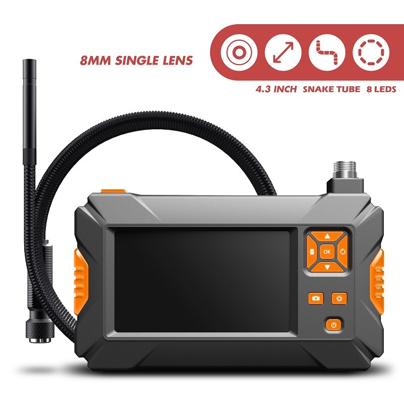 P30 Screen Endoscope Camera Single & Dual Lens 8mm/5.5mm/3.9mm Rigid Cable Snake Tube Only Camera Cable Without Screen Monitor