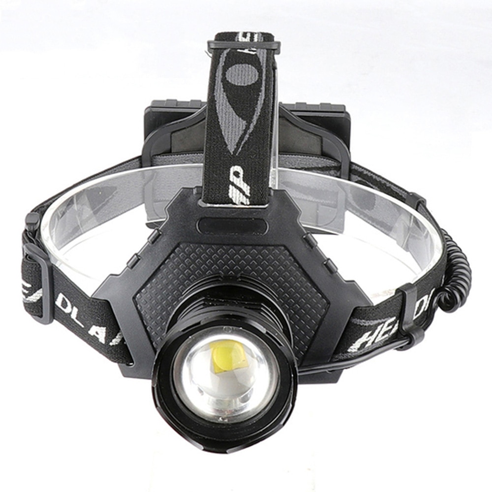P70 Strong Headlamp Outdoor LED Lighting Headlight 18650 Lithium Battery USB Charging Telescopic Adjustment Camping Head Lamp