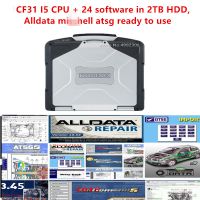 Panasonic CF-31 Toughbook CF31 I5 CPU Touch screen with 2TB HDD， alldata 10.53 Mit.ch-ell atsg software install well in laptop