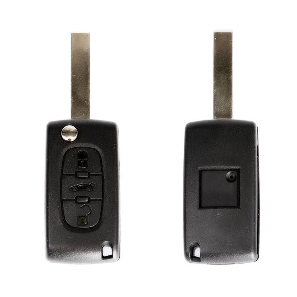 Peugeot Remote Key 3 Button 433MHZ (307 with groove) 5pcs/lot