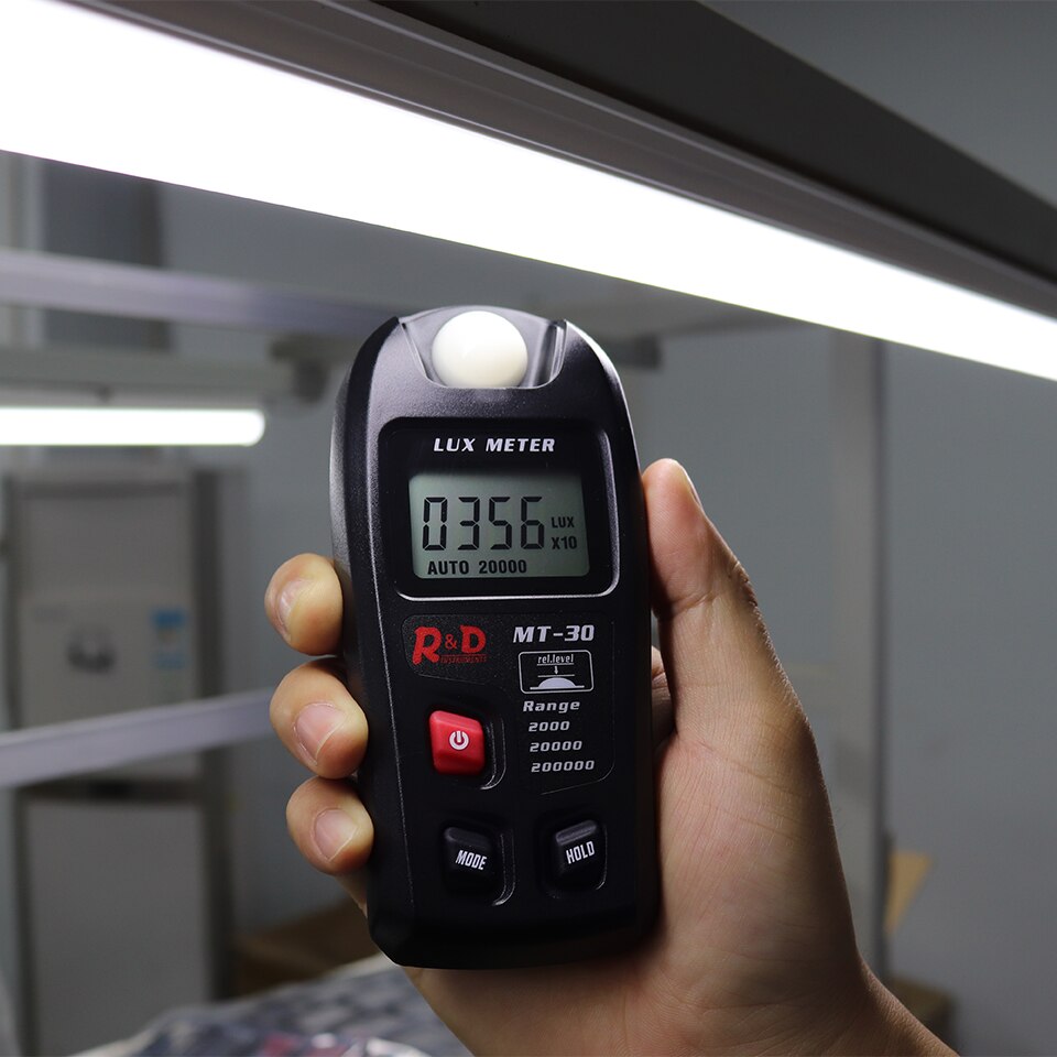 MT30 Photometer Tester Enviromental Testing Lux Meter 0~200,000lux Range Light Meter Pocket Design Illuminometer Lux/fc