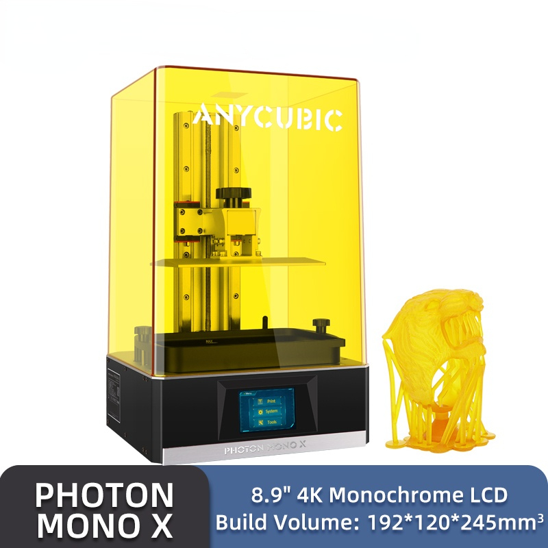 Photon Mono X 3D Printer 8.9 inch 4K Monochrome LCD UV Resin Printers 3D Printing High Speed APP Control SLA 3D Printer
