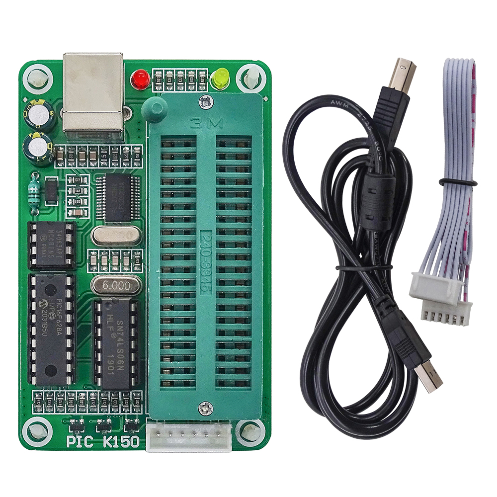 PIC K150 ICSP Programmer USB Automatic Programming Develop Microcontroller +USB ICSP Cable USB PICKIT 2 3 Programmer Downloader USB Programmer