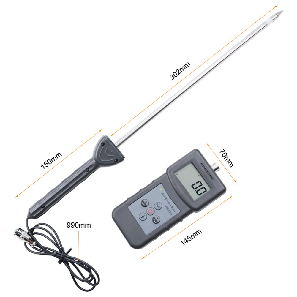 PMS710 Soil Moisture Meter High precision Soil Moisture Analyzer for Concrete, River Sand, Soil hygrometer